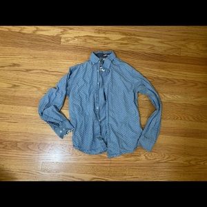 Denim and Flower Ricky Singh polka dot shirt